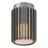 Nordlux Aludra Plafonnier Seaside Anthracite | Convient pour E27