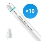 Lot 10x Philips Tube LED T8 MASTER Value (EM/Direct 230V) High Output 14W 2100lm - 840 Blanc Froid | 120cm - Équivalent 36W